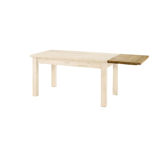 Meubles Tables à manger | Allonge en pin ciré pour tables de 100 cm de large - DM35769