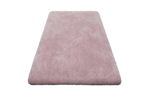 Tappeto da bagno rosa Fluffy