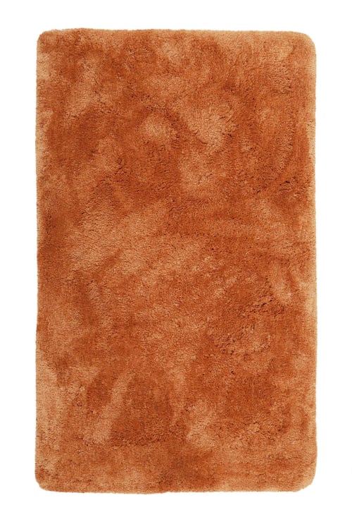 Tappeto da bagno in microfibra antiscivolo terracotta 60x100 PORTO