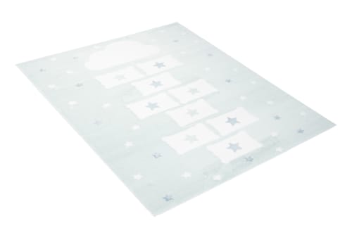 Tappeto per bambini azzurro gioco della campana 160x220cm BABY