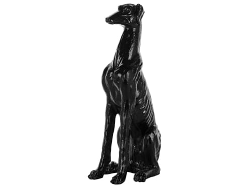 Figura statuetta decorativa nera 80 cm