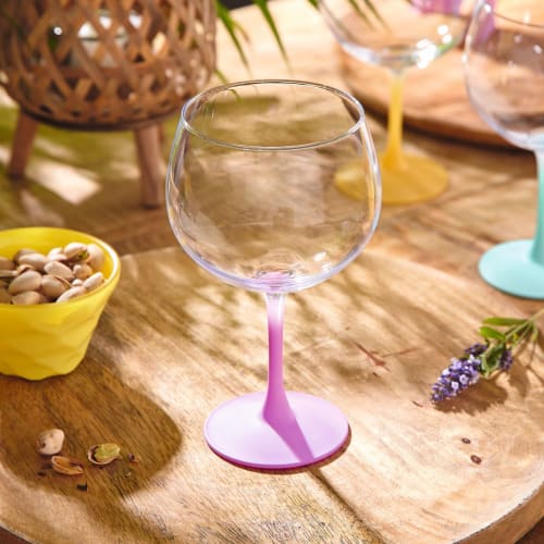 Lot de 6 verres à vin gravés 430ml