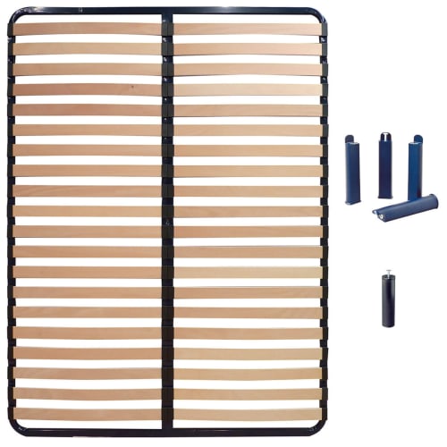 Pack Sommier 2x Lattes 140x190cm Pieds Bleus Pied Central Altolattes Maisons Du Monde Pack Sommier 2x Lattes 140x190cm Pieds Bleus Pied Central Altolattes Maisons Du Monde