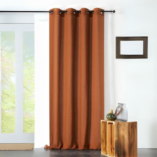 Rideau Isolant Thermique Essential Uni - 140 X 240 Cm - Bronze - Rideau BUT