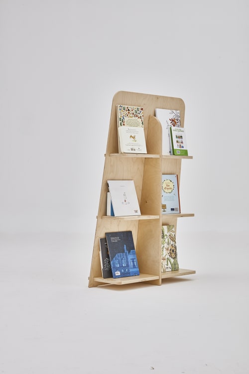 Libreria Montessori con capacità di 100 libri e finitura
