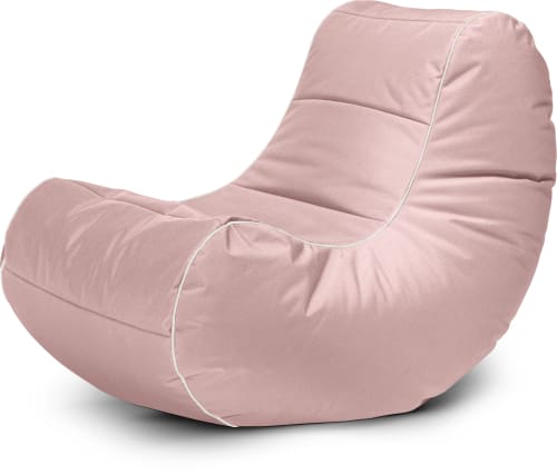 Pouf confort intérieur et extérieur rose 110x70x60cm