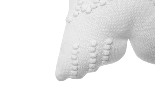 Cuscino ali in cotone bianco 25x25 SHAPES