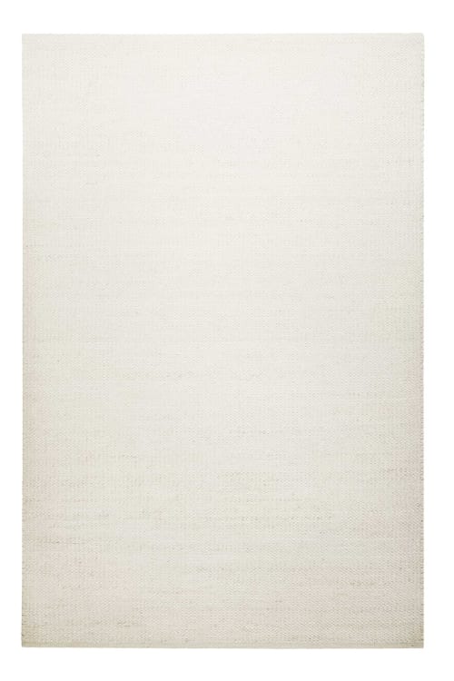 Tapis 160x230 cm en tissu laine et jute beige - DJAHE