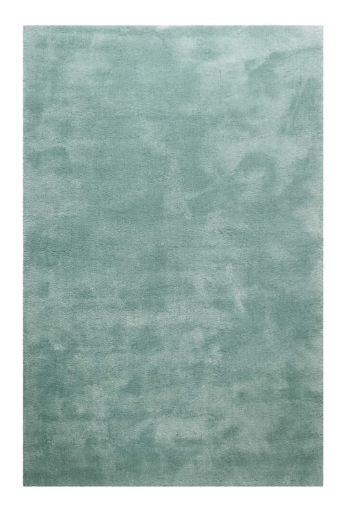 Tappeto in microfibra densa blu verde grigio 200x290 cm | Maisons du Monde