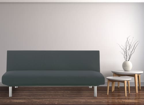 Funda de sofá cama clic clac (160-220) gris MILAN ELÁSTICA | Maisons du  Monde