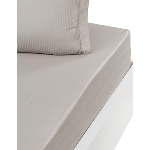 Drap Plat satin de Coton TERTIO® - Blanc