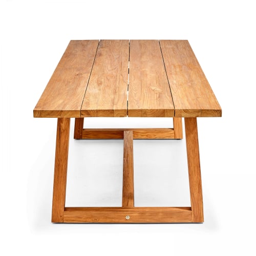 Tavolo in teak 200 x 100 cm - Arredo per la sala da pranzo - Tikamoon