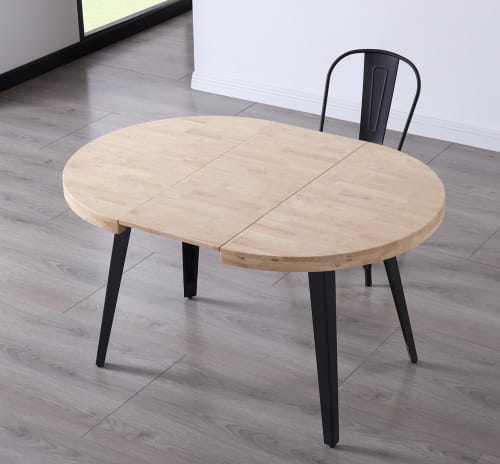 Acabas de encontrar tu mesa de comedor redonda extensible