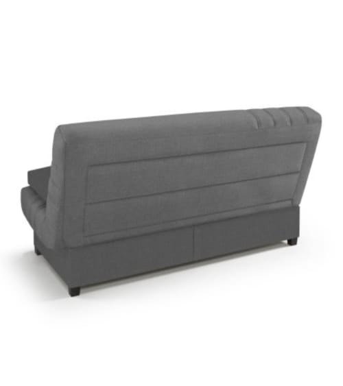 Sofá cama clic clac con arcón, desenfundable, color gris EINAR | Maisons du  Monde