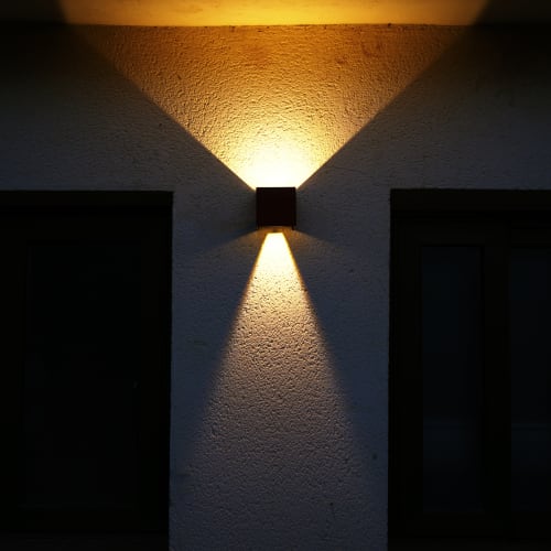 Applique da Esterno LED Nero - Bidirezionale - 3000K - 6W 