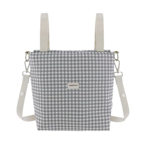 Bolso carro best sale bebe gris