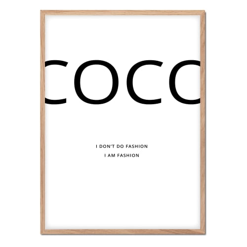 WowPosters Coco Chanel Portrait of Lipnitzki Poster 50x70 cm  Amazonnl  Home  Kitchen
