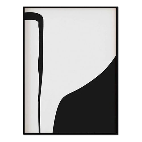 Affiche avec cadre noir - Logo Chanel - 50x70 Maisons du monde