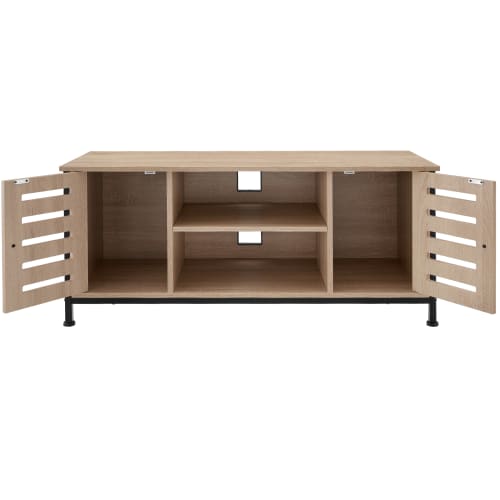 Mueble bajo para televisor carlow 110x415x505cm conglomerado madera Tt