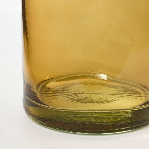 Vaso in vetro riciclato marrone alt.28 PEPE