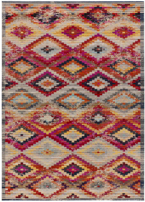Tappeto etnico multicolore per esterni, 80X150 cm | Maisons du Monde