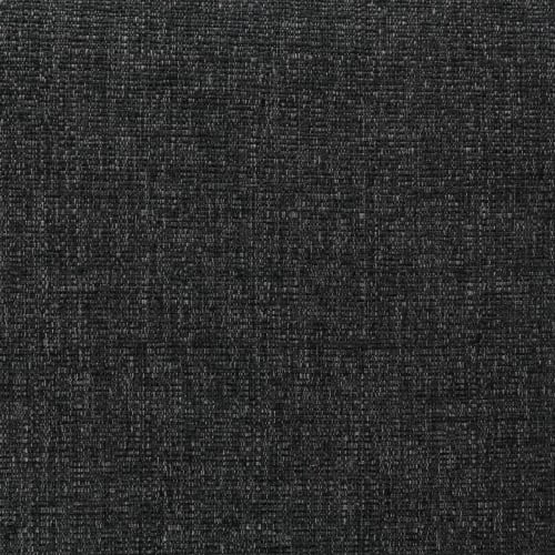 Banc moderne design velours noir 134cm piètement métal noir mat
