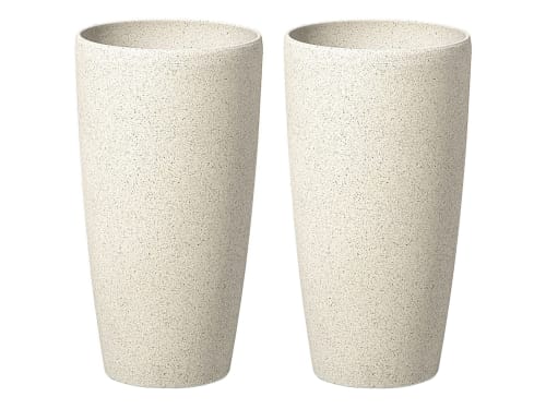 Vaso in ceramica - Beige chiaro - HOME