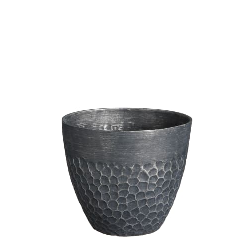 Vaso da fiori da giardino polipropilene nero D.30,5 BRAVO