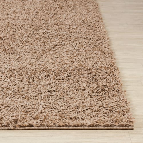 Tappeto passatoia in lana beige 70x200 LARS