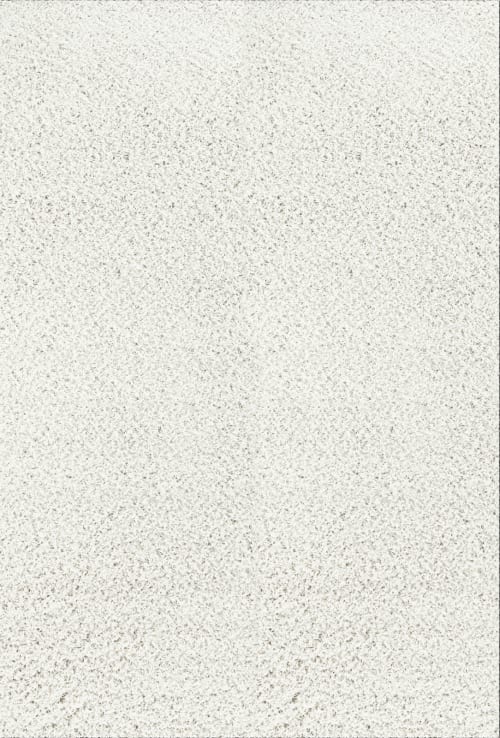 Tappeto Shaggy Tinta Unita Chic - Bianco - 100x200cm LILLY