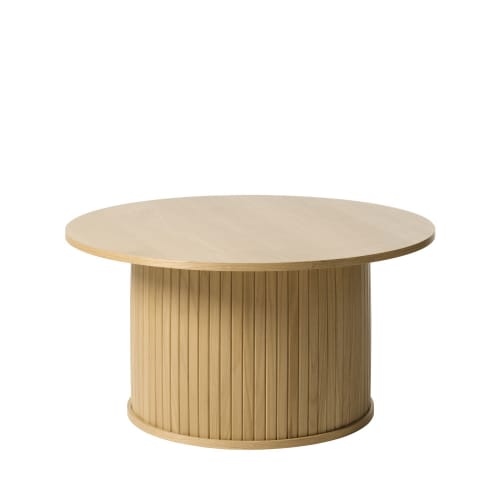 Table basse ronde en bois D90cm bois clair | Maisons du Monde