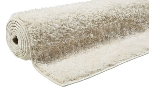 Alfombra de pasillo kilim tejido de yute y algodón beige, 80x300 JASMINA
