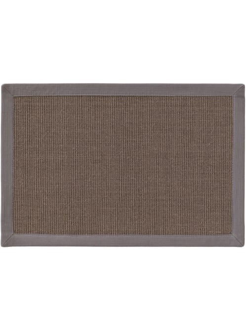 Tappeto per corridoio stile berbero taftato nero e bianco 80x300 cm ELSULA