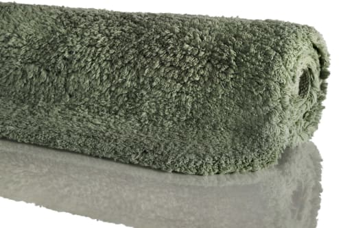 Tappeto da bagno in microfibra antiscivolo verde salvia 80x150 Porto  azzurro