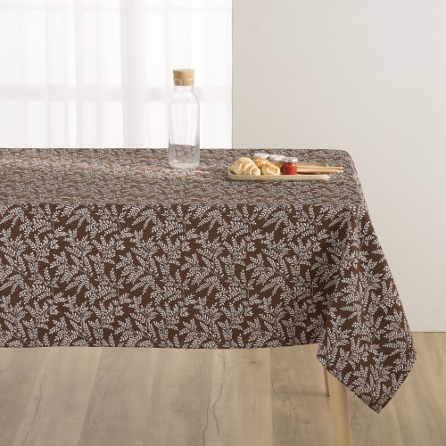 Nappe Rectangulaire Tissu Reversible 140 x 250 cm Jacquard Motifs