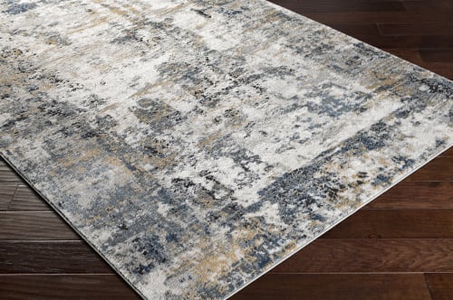 Industrial abstrakter Teppich grauer Polyester Teppichmaschine