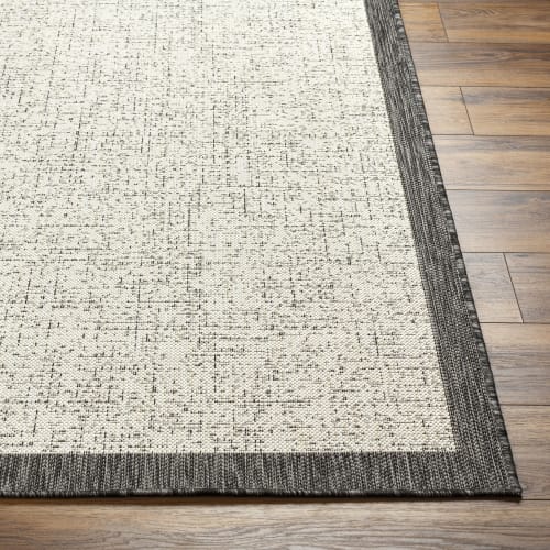 Tapis extérieur gris motif oriental beige pour entrée, jardin 225x160  GLEAMY