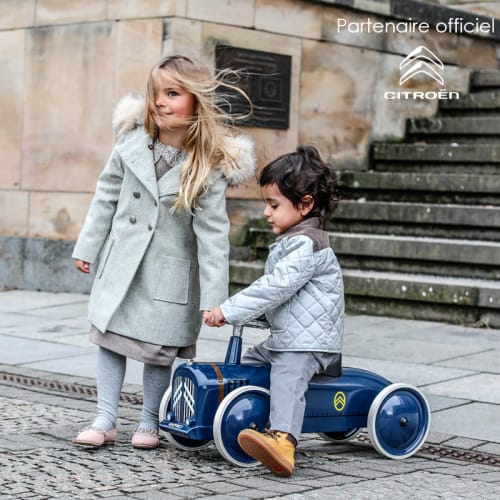 Porteur Enfant Tractopelle HOMCOM - Pelleteuse Articulée avec