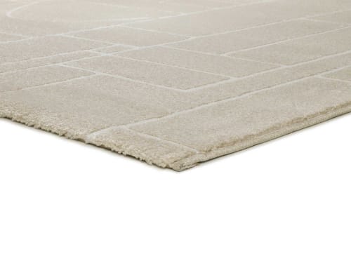 Tappeto in stile etnico goffrato color crema, 160X230 cm HL-ETHNIC