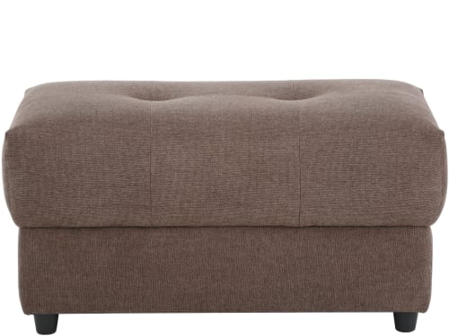 Pouf per divano beige modulabile in tessuto Malo