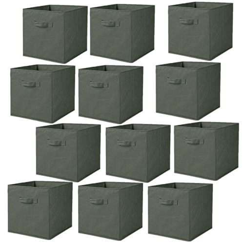 Cubes tissu de rangement avec étiquette
