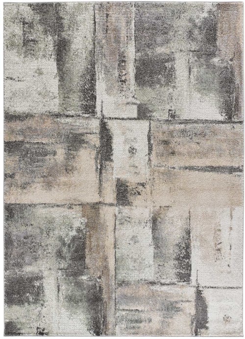 Tappeto astratto grigio, 120X170 cm AYDIN