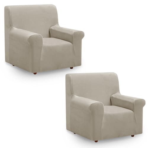 Funda de sillón relax XL elástica burdeos 60 - 110 cm EYSA