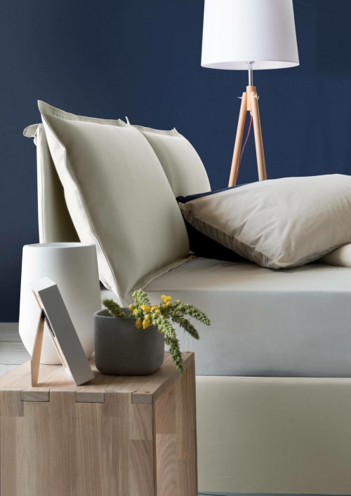 Letto contenitore 140x190 cm in tessuto grigio AZUE, Maisons du Monde in  2023