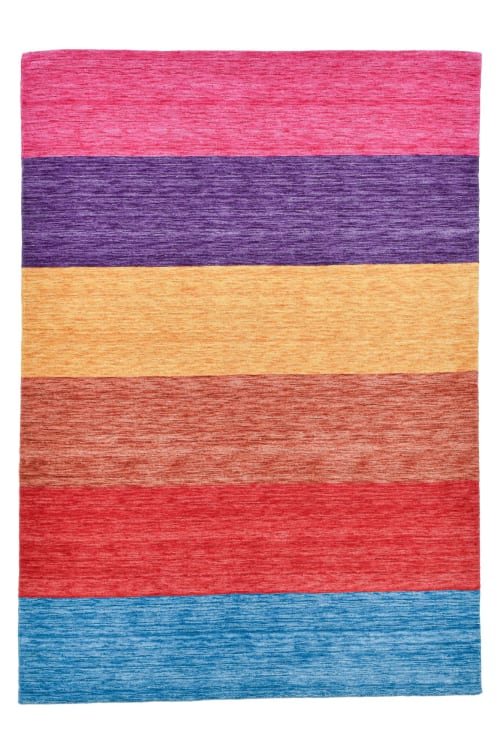 Tappeto a mano in lana multicolore 170x240 cm HOLI