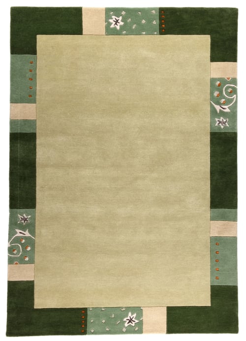 Tapis intérieur beige rectangulaire, l.120 x L.170 cm Diam.13 Raya