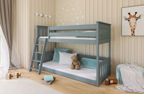 Litera infantil de madera Tiana 90x190/90x190cm