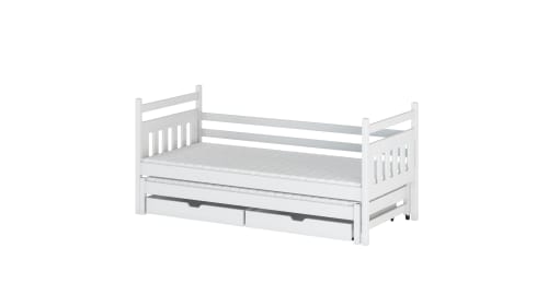 Letto per bambini 80x160cm letto per bambini in legno di pino