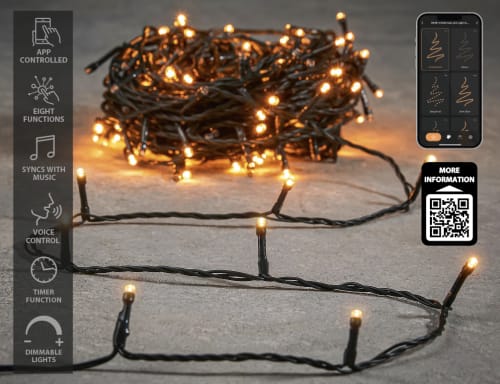 Luci di Natale 800 LED multicolore L1600 SNAKE