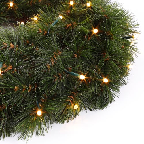 Corona di Natale con LED D.45 FOREST FROSTED